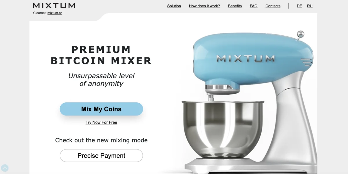 Mixtum Hybrid Bitcoin Blender